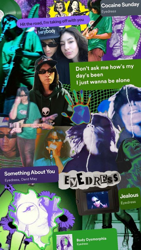 💜💚 #eyedress Eyedress Wallpaper, Artist Vibes, Victorious Nickelodeon, Music Taste, Something About You, Nickelodeon, Singers, Cute Wallpapers, Victorious