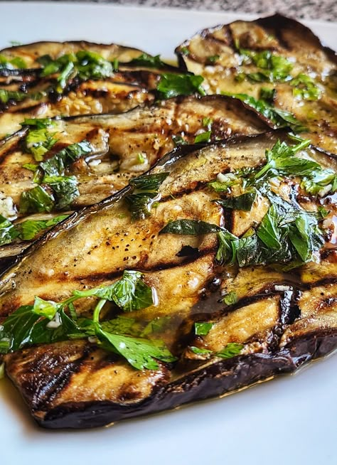 Grilled Eggplant Parmesan, Long Eggplant Recipes, Fairy Tale Eggplant Recipes, Summer Eggplant Recipes, Italian Vegetable Recipes, Greek Eggplant Recipes, Grilling Eggplant, White Eggplant Recipes, Mini Eggplant Recipe