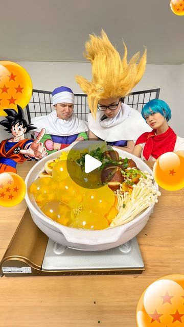 Kai Kojimoto on Instagram: "Rest in peace to the 🐐 Akira Toriyama. I still remember just being a kid shooting Kamehameha’s on the playground at school. The way that Toriyama sensei influenced the world of anime is legendary. If you’re a Dragon Ball fan, this recipe might be for you 🐉❤️ 

How to make Dragon Ball Ramen
Ingredients:
Dragon Balls-
Carrot
750ml Water
15g Gelatin powder
5g Chicken Stock
Vegetable oil
Spherical Ice Tray

Ramen:
Long Green Onion
Tofu
Enoki Mushrooms
Cabbage
Green Onion
Ramen Noodle Pack
Shiitake Mushrooms
Corn
Ramen Egg
Pork Slices

Recipe:
Cut carrot into slices (enough to make 28 stars)
Heat 750ml water, add 15g gelatin powder and 5g chicken stock
Get some spherical ice trays and prepare them with vegetable oil.
Fill the spherical ice tray half way with gelati Corn Ramen, Ramen Ingredients, Gelatin Powder, Enoki Mushrooms, Ramen Egg, Ice Trays, Shiitake Mushrooms, Ramen Noodle, Slices Recipes