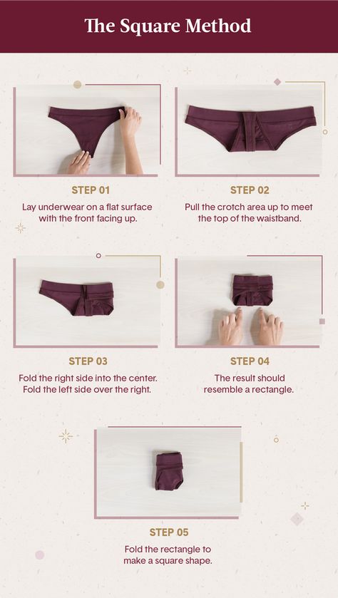 How to Fold Underwear: 8 Organization Methods | Tommy John How To Fold Boxers, Panty Organization, Tommy John, Get Stronger, How To Fold, Instagram Worthy, Extra Fabric, Rectangle Shape, Second Skin