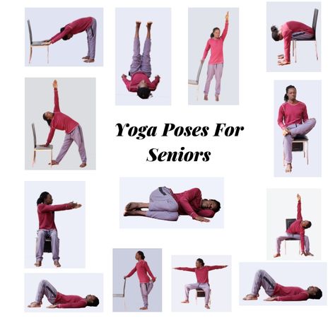 Yoga For Seniors: 13 Yoga Poses For Seniors | Jen Reviews Soft Yoga For Seniors, Beginning Yoga At Home For Seniors, Gentle Yoga Flow Sequence For Seniors, Couple Yoga, Senior Chair Yoga Free, Chair Yoga Sequence, 60 Min Yoga Class Sequence, Wall Yoga, Chair Pose Yoga