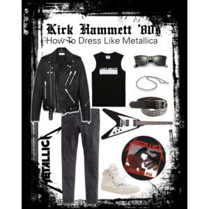 Dress Like Kirk Hammett 1980's Kirk Hammett, Rock Outfits, Fashion Friday, Interesting Stuff, Retro Outfits, Inspired Outfits, Makeup Hair, Metallica, Outfit Inspirations