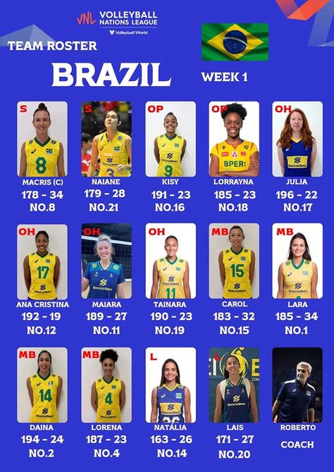 Brazil Volleyball Team, Brazil Volleyball, Nagoya Japan, Volleyball Team, Nagoya, No. 2, Volleyball, Brazil, Japan