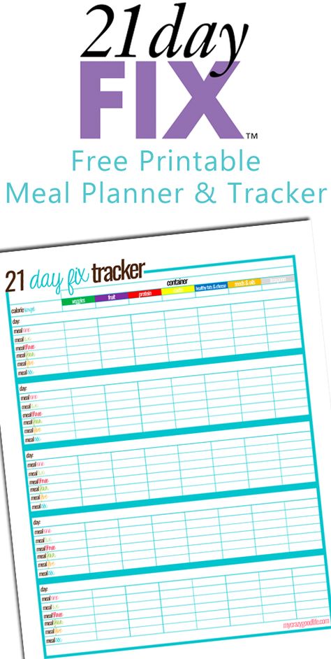 Download my free 21 Day Fix meal tracker to keep tabs on your meals for the week. Enter your calorie target, fill in up to 6 meals a day, and stay on track! #21DayFix Portion Fix Tracker, 21 Day Fix Challenge, 6 Meals A Day, 21 Day Fix Plan, Ingredients Label, Beachbody 21 Day Fix, Meal Planner Printable Free, Meal Tracker, 21 Day Fix Diet