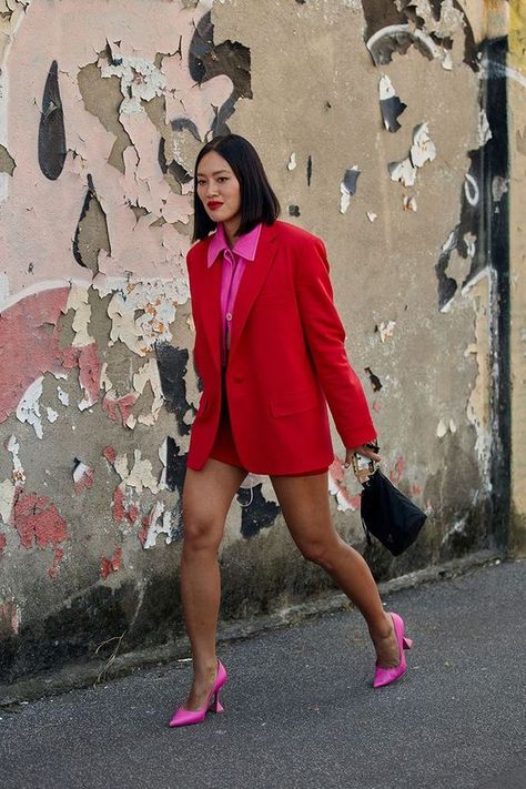 Colors Outfit, Chic Ootd, Milan Fashion Week Street Style, Spring 23, Italy Fashion, Event Outfit, London Street Style, Spring Street Style, Fashion Week Street Style