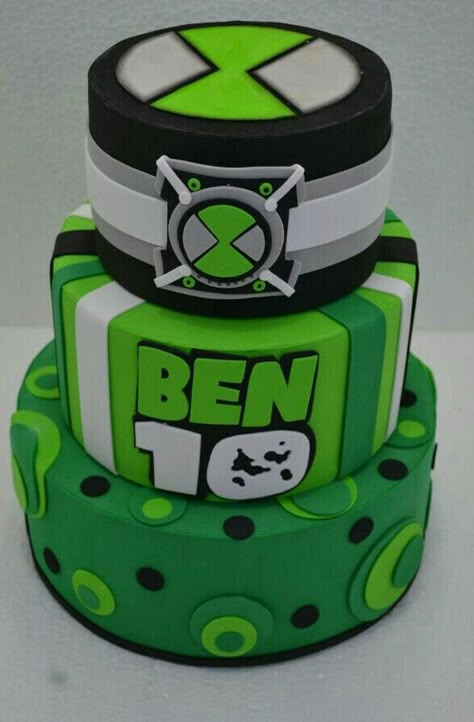 Ben 10 Party Ideas, 10 Party Ideas, Ben 10 Cake, Ben 10 Birthday Party, Alien Cake, Ben 10 Party, Bee Birthday Cake, Peppa Pig Birthday Invitations, 10 Birthday Party