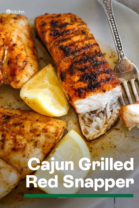 Grill Red Snapper Filet, Red Snapper On Blackstone, Oven Baked Red Snapper Fillets, Cajun Red Snapper Recipes, Oven Baked Snapper Fillets, Grilled Red Fish Recipes, Red Snapper Pan Seared, Snapper Dinner Ideas, Skin On Snapper Recipes