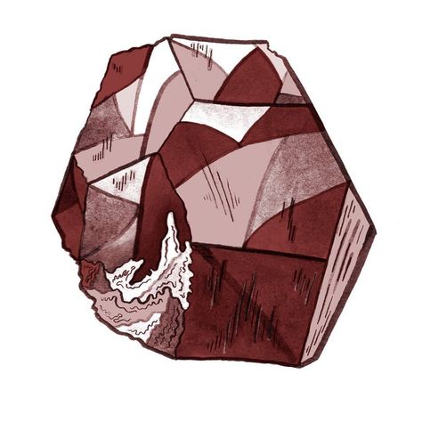 Raw Garnet, I Love Love, Garnet Stone, Garnet Gemstone, Gems And Minerals, Rocks And Minerals, Love Love, Garnet, Vector Illustration