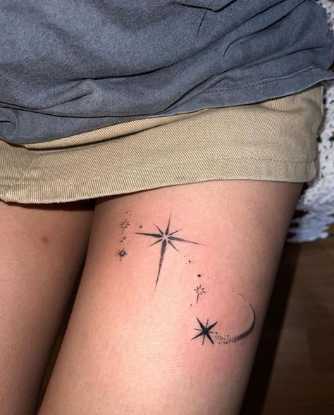 Rockstar Tattoo, Small Pretty Tattoos, Tattoo Style Drawings, Matching Tattoo, 1 Tattoo, Dope Tattoos, Little Tattoos, Star Tattoos, Simplistic Tattoos