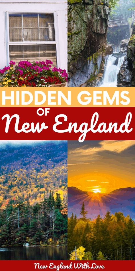 Hidden Gems in New England: 10 Secret Places to Visit - These spots in New England are off the beaten path but are totally worth visiting. When you're after some hidden gems to travel to, these destinations will fit the bill. #NewEngland #USATravel #Travel | travel in New England | USA travel destinations | things to do in New England | summer in New England Things To Do In New England, Things To Do In New England Summer, Things To Do In New England In The Fall, New England Bucket List, Best Places To Visit In New England, Travel New England, Summer In New England, New England Road Trip Summer, Road Trip New England