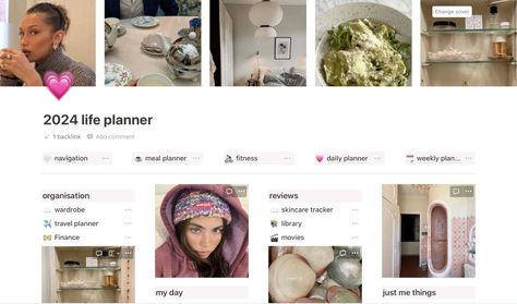 2024 Notion Life Planner, That Girl Notion, A Chores Schedule, 2024 Notion, Notion Templates For Students, Notion Layout, Notion Setup, Aesthetic Notion Template, Notion Life Planner, Notion Aesthetic, Student Dashboard