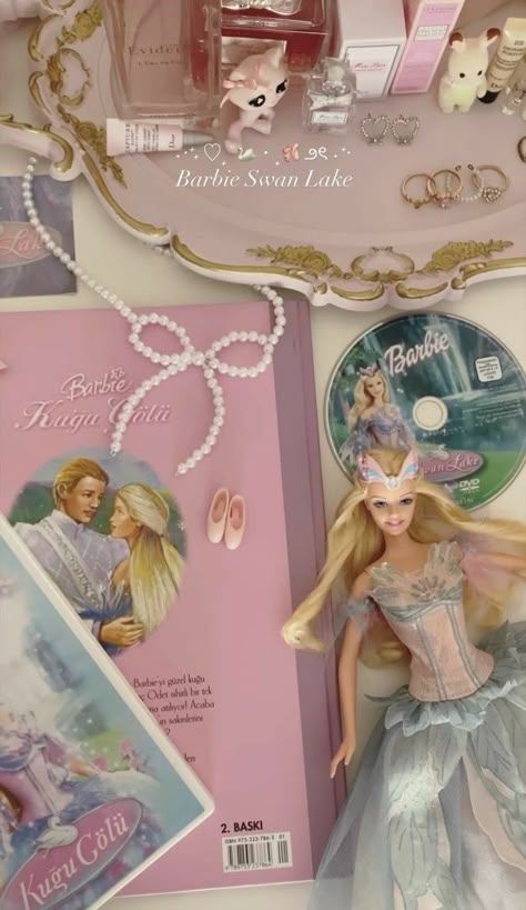 Coquette inspo Via @lzmaxo here on pinterest Lake Aesthetics, Barbie Swan Lake, Hi Barbie, Barbie Aesthetic, Barbie Core, Doll Aesthetic, Im A Barbie Girl, Barbie Party, Barbie Princess