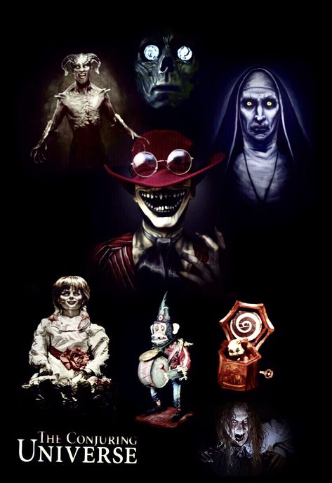 The Conjuring Annabelle, The Conjuring Universe, Terror Movies, Conjuring Universe, Universal Monsters, Fantasy Concept, Good And Bad, Fantasy Concept Art, Animated Cartoons