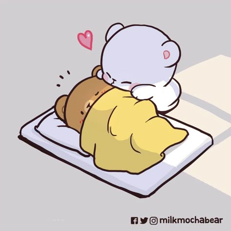 You Are My Moon, Chibi Cat, Bumbo, Milk & Mocha, Bear Drawing, Cute Bear Drawings, Images Kawaii, Cute Cartoon Images, Cartoons Love