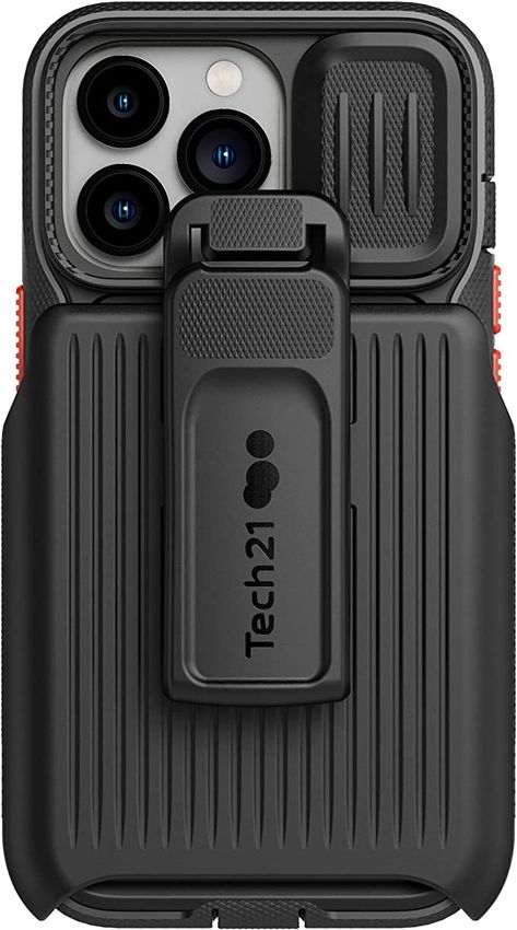 Amazon.com: Tech21 Evo Max for iPhone 13 Pro – Ultra-Protective and Rugged Phone Case with 20ft Multi-Drop Protection : Everything Else Wearable Robots, 13 Pro Max Iphone, Apple Iphone 13 Pro, Camera Cover, Apple Iphone 13, Max Black, Pro Black, Phone Protection, Black Case