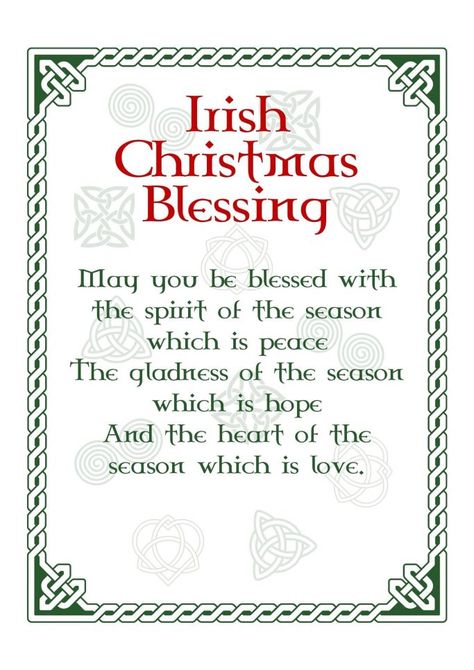 Irish Christmas Blessing Blessed Christmas Wishes, Irish New Year Blessing, Irish Blessing Quotes Prayer, Irish Christmas Blessing, Irish Blessing Free Printable, Irish Christmas Traditions, Irish House Blessing, Irish Blessing Quotes, Irish Words