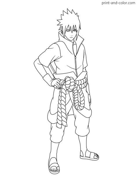 Naruto coloring pages | Print and Color.com Sasuke Drawing, Naruto Coloring Pages, Naruto Coloring, Super Mario Coloring Pages, Family Coloring Pages, Manga Coloring Book, Mario Coloring Pages, Children Sketch, Bunny Coloring Pages