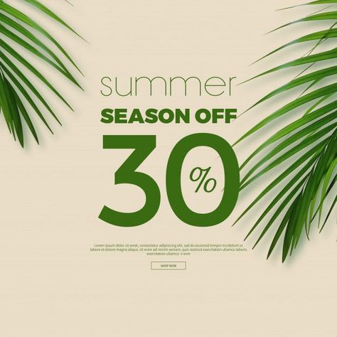 Sale Flyer Design, Summer Sale Poster, Design For Social Media, Summer Sale Banner, Background Psd, Digital Advertising Design, Summer Promotion, Discount Design, Summer Banner