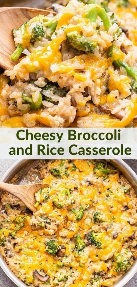 Frozen Broccoli Rice Recipes, Broccoli Cheese Rice Instant Pot, Broccoli Rice And Cheese Casserole Crockpot, Slow Cooker Broccoli Rice Casserole, Mushroom Rice Casserole, Runner Recipes, Broccoli Cheese Rice Casserole, Rice Casseroles, Broccoli Cheese Rice