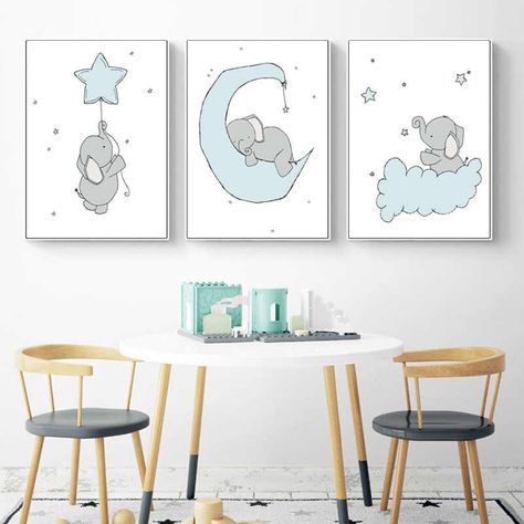 Inspirational Quote Canvas Posters Mint Nursery Wall Art Family of Bears Prints Pictures for Baby Boy Room & Bedroom Home Decor - AliExpress Nordic Kids Room, Baby Room Paintings, Citation Art, Boy Girl Nursery, Baby Nursery Wall Art, Baby Canvas, Moon Nursery, Nursery Canvas, Nursery Wall Art Girl