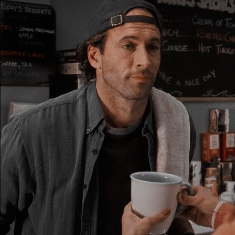 Lukes Diner Mug, Christmas White Elephant Gifts, Gilmore Girls Mug, Diner Mug, Luke And Lorelai, Gilmore Girls Luke, Gilmore Guys, Scott Patterson, Luke Danes