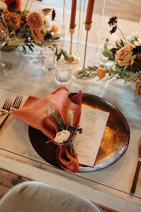 Privet Berry, Privet Berries, Rustic Ranch Wedding, Sky Ranch, Romantic Fall Wedding, Fall Wedding Tables, Rustic Wedding Table Decor, Autumn Tones, Wedding Napkin