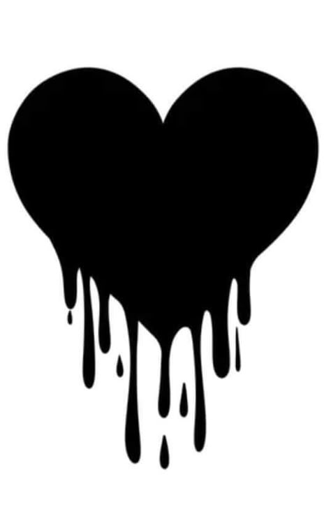 Dripping Heart, Drippy Heart, Drip Stencil, Dripping Heart Drawing, Trippy Stencils, Street Art Graffiti Svg, Graffiti Heart, Silhouette Images, Tattoo Stencil Outline