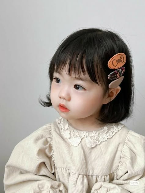 Hairstyle Baby Girl, Haircut For Baby Girl, Korean Toddler Girl, Jaywon Sunki, Asian Baby Girl, Toddler Girl Haircut, Baby Haircut, Toddler Haircuts