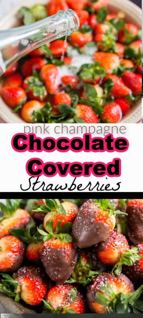 Boozy Chocolate, Champagne Chocolate, Sweet Recipes Desserts, Treats Recipes, Party Food And Drinks, Recipes For Food, Valentine's Day Recipes, Chocolate Covered Oreos, Covered Strawberries