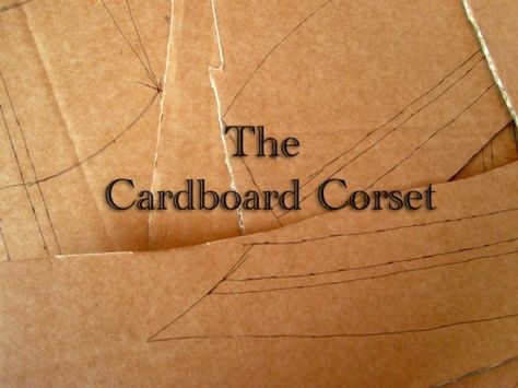 How to: Make a cardboard corset. Corset Diy Easy How To Make, Cardboard Corset, Paper Corset, Cosplay Cardboard, Cardboard Corset Pattern, Corset Out Of Cardboard, Cosplay With Cardboard, Cardboard Cosplay, Corset Diy