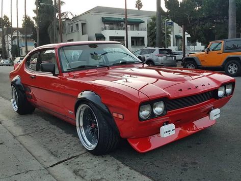 Ford Motorsport, Stanced Cars, Ford Granada, Mercury Capri, Auto Retro, Stance Cars, Ford Logo, Ford Capri, Old School Cars