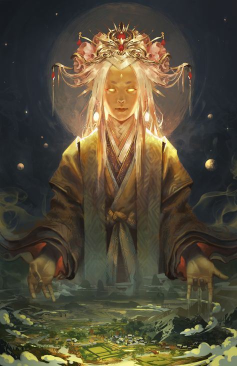 ArtStation - Here Comes the Sun, Le Vuong Professional Illustration, Here Comes The Sun, Sun Art, Arte Inspo, Goddess Art, God Art, God Illustrations, Fantasy Inspiration, Here Comes