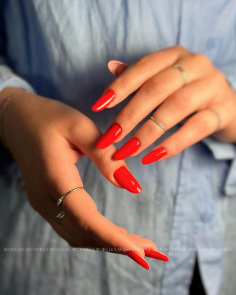 a moment for this SLIM ♥️ / French Over Red, Gelaxyo, @tienda.ro —Neglur Architech, Certified Nail Technician, Reykjavik #slimnails #neglur #slimnailsiceland #nailsreykjavik Candy Red, Red Candy, Types Of Nails, Nail Technician, Reykjavik, Stiletto Nails, French Nails, Red Nails, Summer Nails