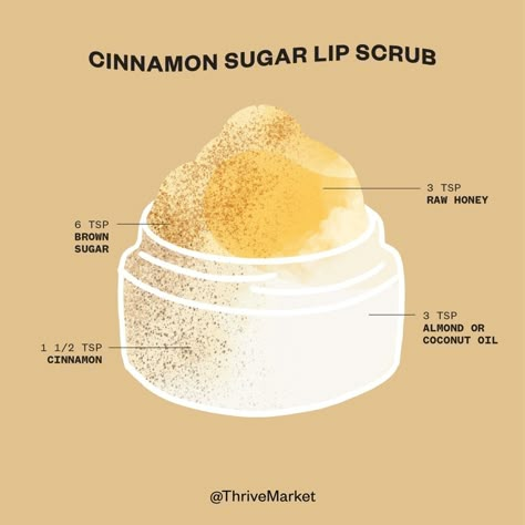 Honey Scrub Recipe, Lip Scrub Homemade Recipes, Recipe For Sugar Scrub, Fall Lip Scrub Diy, Fall Sugar Scrub Recipes, Brown Sugar Lip Scrub Diy, Pumpkin Lip Scrub, Cinnamon Lip Scrub, Sugar Lip Scrub Diy