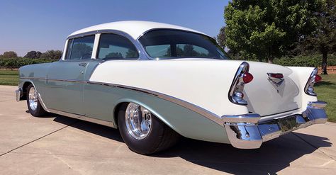 Planes Trains Automobiles, 1956 Chevy, 56 Chevy, 57 Chevy, Classic Hot Rod, Classic Cars Trucks Hot Rods, Mandalay Bay, Barrett Jackson Auction, Auto Art