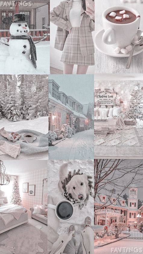 December Astethic, Winter Astethic Wallpapers, Snowy Christmas Aesthetic Wallpaper, Christmas Snowy Wallpapers, Winter Astethic, Christmas Wallpapers Aesthetic Collage, Winter Phone Asthetic, Cozy Christmas Aesthetic Wallpaper Collage, December Wallpaper