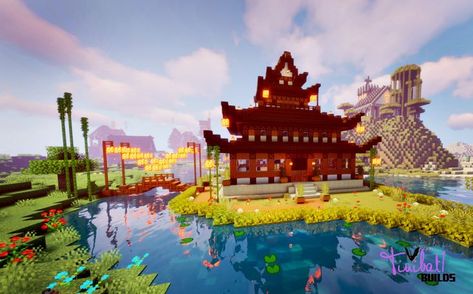 Minecraft Dojo, Japanese Dojo, Minecraft Builds, Minecraft Projects, Minecraft Ideas, Minecraft Designs, Judo, Gamer Girl, Minecraft