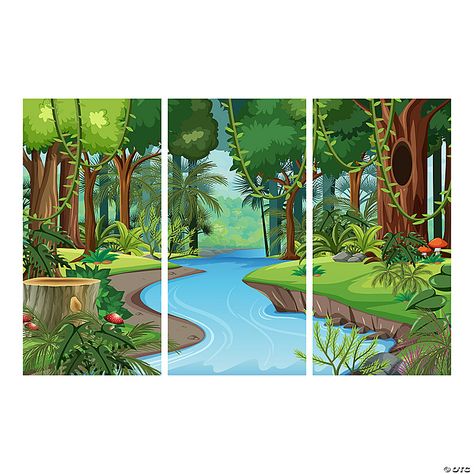 Jungle Vacation, Jungle Vbs, Vbs Themes, Adventure Theme, River Landscape, Jungle Adventure, Vbs Crafts, Forest Theme, Vacation Bible School