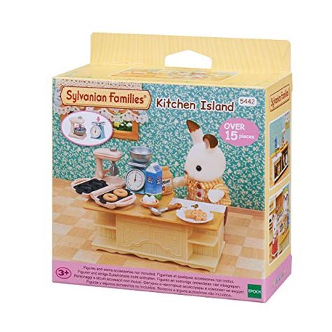 Cooking Island, Antique Beds, Lego Construction, Floral Blanket, Family Kitchen, Construction Toys, Sylvanian Families, Imaginative Play, Dollhouse Furniture