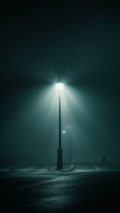 25 " street lamp in the fog " wallpaper iphone download hd 4k » Humbaa.com Street Lamp Wallpaper, Street Lamp In The Fog, Street Light Wallpaper, Dynamic Wallpaper Iphone, Foggy Aesthetic, Ghost Film, Fog Wallpaper, Fav Wallpaper, Teal Aesthetic