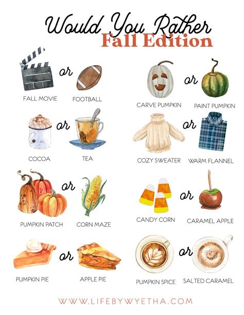 Would You Rather? of This or That...Fall Edition — This Or That Fall Edition Instagram, This Or That Thanksgiving Edition, September This Or That, Fall This Or That Questions, This Or That Work Edition, Fall This Or That Template, Fall Would You Rather For Kids, This Or That Questions Fall, This Or That Scentsy