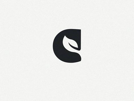 C Leaf logo by Andika Prasetyo on Dribbble Vegan Logo Design Inspiration, Logo Brand Guidelines, Green Leaf Logo, Gardening Logo, Graphic Office, Leave Logo, C Logo Design, Nc Logo, Leaf Logo Design