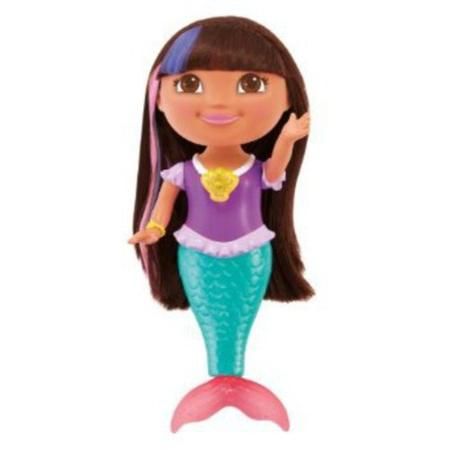 Dora Mermaid, Dora Doll, Swimming Mermaid, Fisher Price Baby, Hair Highlight, Mermaid Cove, Barbie Doll Accessories, Hollywood Fl, Dora The Explorer