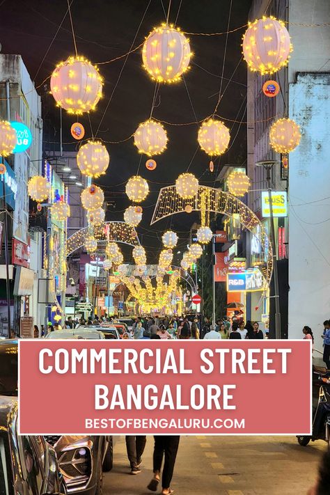 Get ready for a shopping spree at Commercial Street, Bangalore! 🛍️✨ 

Discover the best shops, know the timings, find the nearest metro, and parking tips all in one place. From vibrant clothes to unique accessories, it's a treasure trove for shoppers. Plus, we've got the scoop on other cool things to do nearby. 

Make your shopping trip a breeze and an adventure! #CommercialStreetBangalore #ShoppingGuide #BangaloreDiaries Things To Do In Bangalore, Bangalore Shopping, Commercial Street Bangalore, Vibrant Clothes, Parking Tips, Nandi Hills, Cool Things To Do, Commercial Street, Unique Accessories