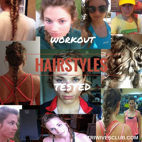 triathlon hairstyles Race Day Hair, French Braid Pigtails, Gym Hairstyles, Workout Hairstyles, Hair Knot, Triathlon Training, Pigtail Hairstyles, Swim Caps, Hair St