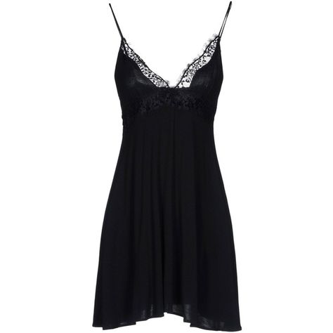 Tatá Nightgown (315 BRL) ❤ liked on Polyvore featuring intimates, sleepwear, nightgowns, black, lace nightie, lacy jersey, lace sleepwear, sleeveless nightgowns and sleeveless jersey Black Lace Nightgown, Goth Nightgown, Gothic Nightgown, Lacy Nightgown, Black Night Gown, Night Sleep Dress, Lace Nightgowns, Black Nightie, Story Wattpad