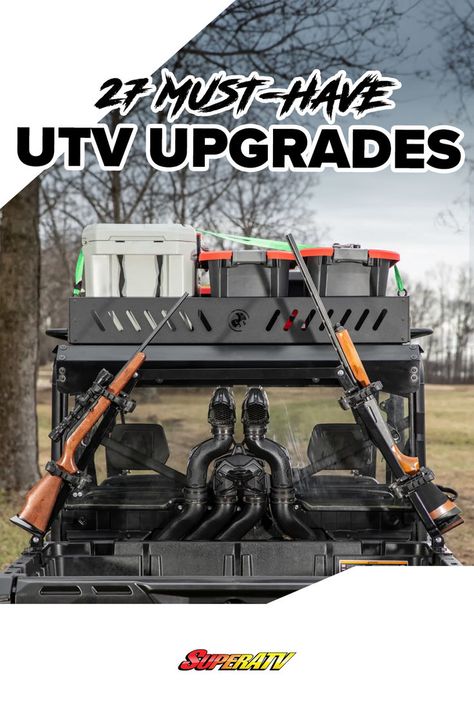 Your new side-by-side is a blank slate. It’s the promise of adventure in its most basic form. If youwant to hit the trail with your (and its) best foot forward, you need some upgrades. Not sure where to start. Check out our 27 best upgrades and accessories your UTV needs for 2025. Side By Side Accessories, Utv Accessories, Utv Parts, Must Haves, Siding