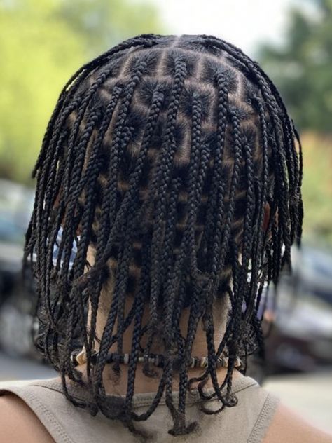 Small Natural Hair Braids, Mini Braids Men, Plain Lines On Natural Hair, Small Plats Braids Natural Hair, Work Hairstyles Natural Hair, Natural Mini Braids, Mini Braids On Natural Hair Short, Mini Braids, Boy Braids Hairstyles