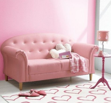 Pink Couch Living Room, Rosa Sofa, Couches Living, Kids Couch, Pink Couch, Lounge Couch, High Quality Sofas, Leather Sofa Bed, Pink Sofa