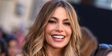 Sofia Vergara just launched an affordable, size-inclusive clothing line Honey Blonde Hair On Latinas, Sofia Vergara Style, Honey Blonde Hair, Olive Skin, Sofia Vergara, Elegant Updo, Gorgeous Wedding Dress, Honey Blonde, Modern Family